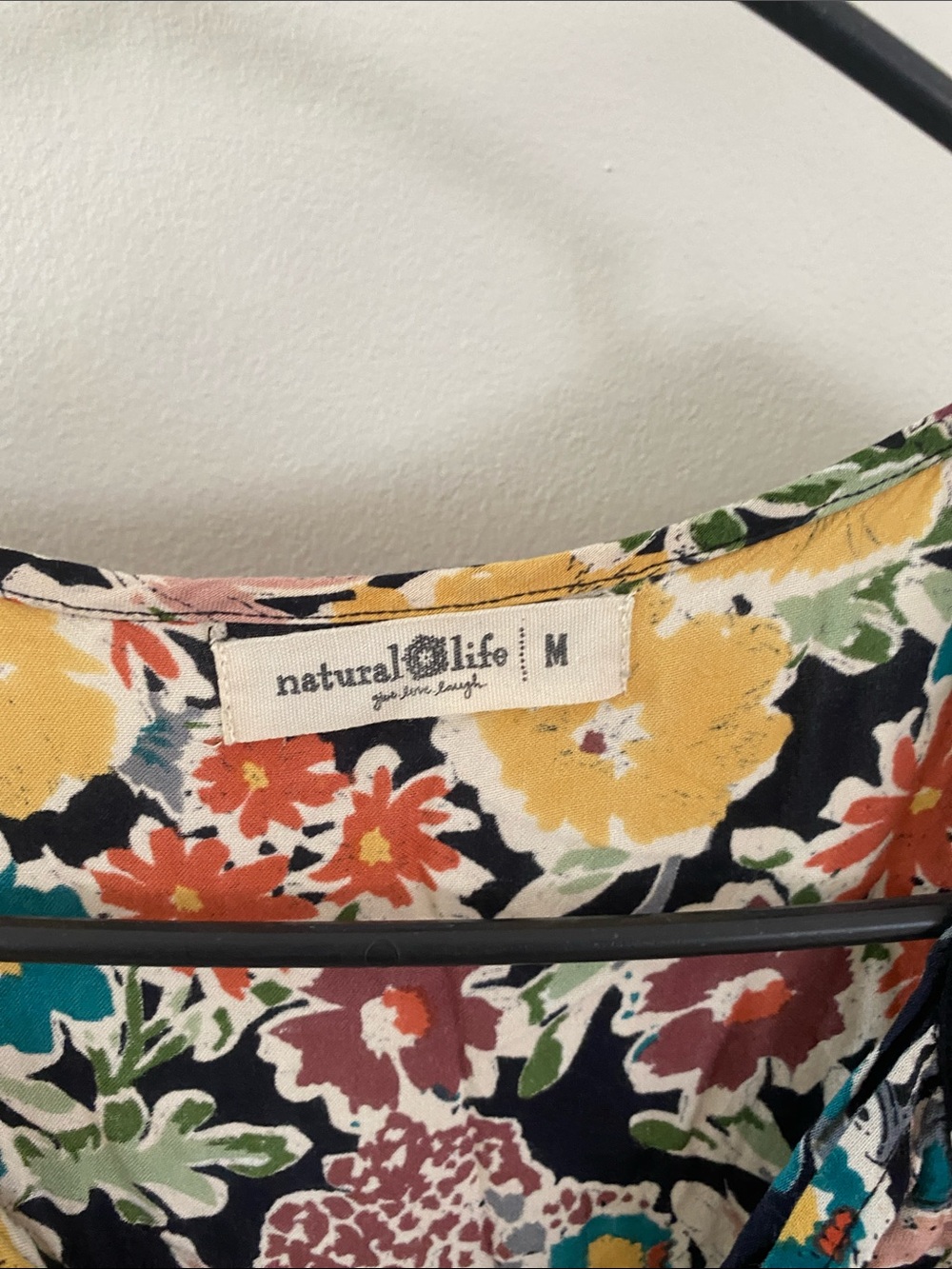 NATURAL LIFE Black Multi Floral Maxi Dress - Picture 2 of 6